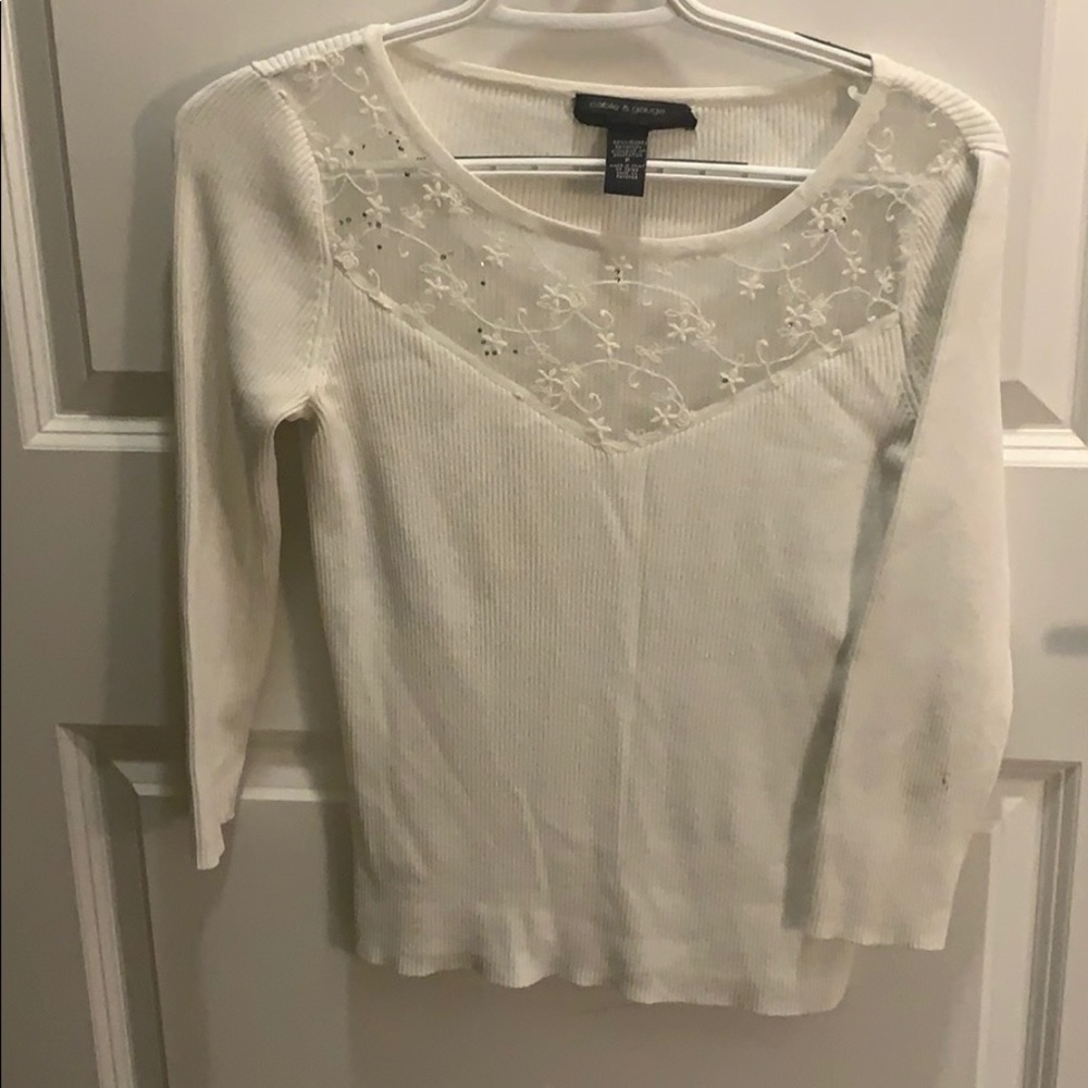Plain but cute white top